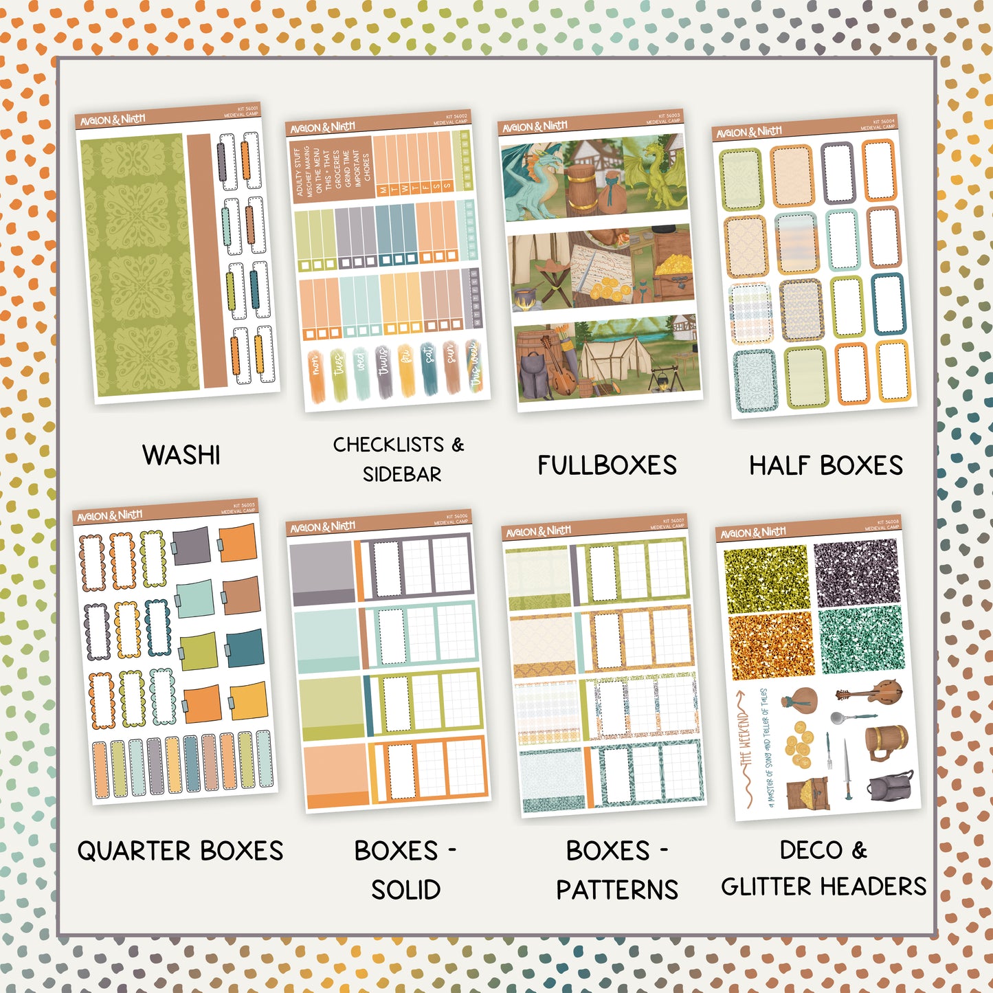 Medieval Camp Weekly Kit // KIT56001