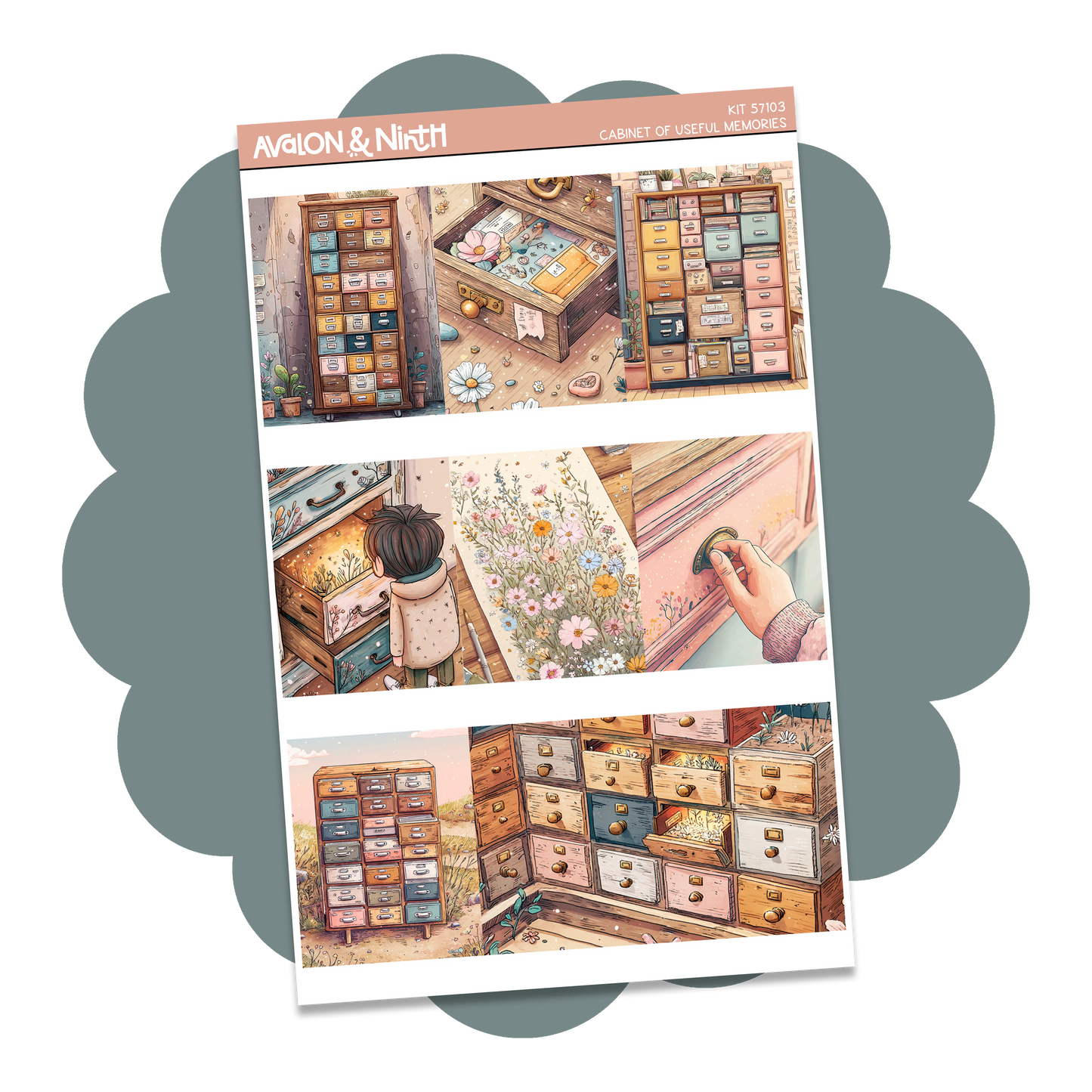 Cabinet of Useful Memories Weekly Kit // KIT57101