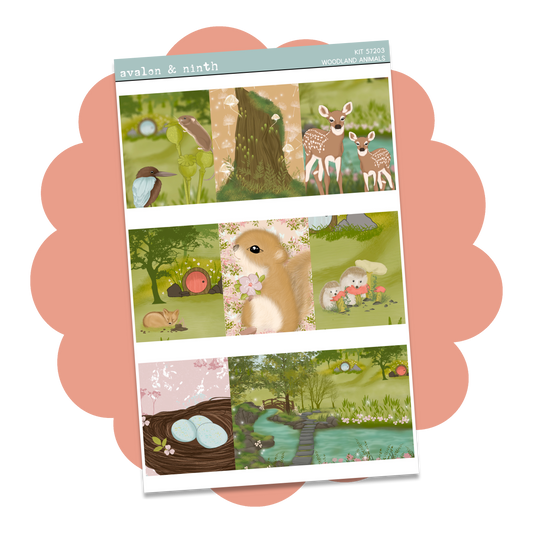 Woodland Animals Weekly Kit // KIT57201