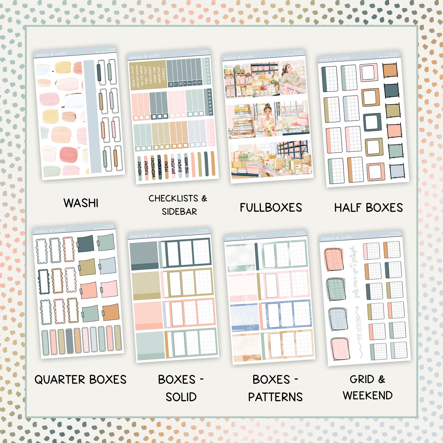 Self Care Logistics Weekly Kit // KIT57301