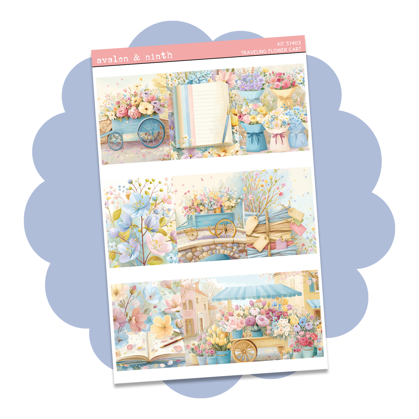 The Traveling Flower Cart Weekly Kit // KIT57401