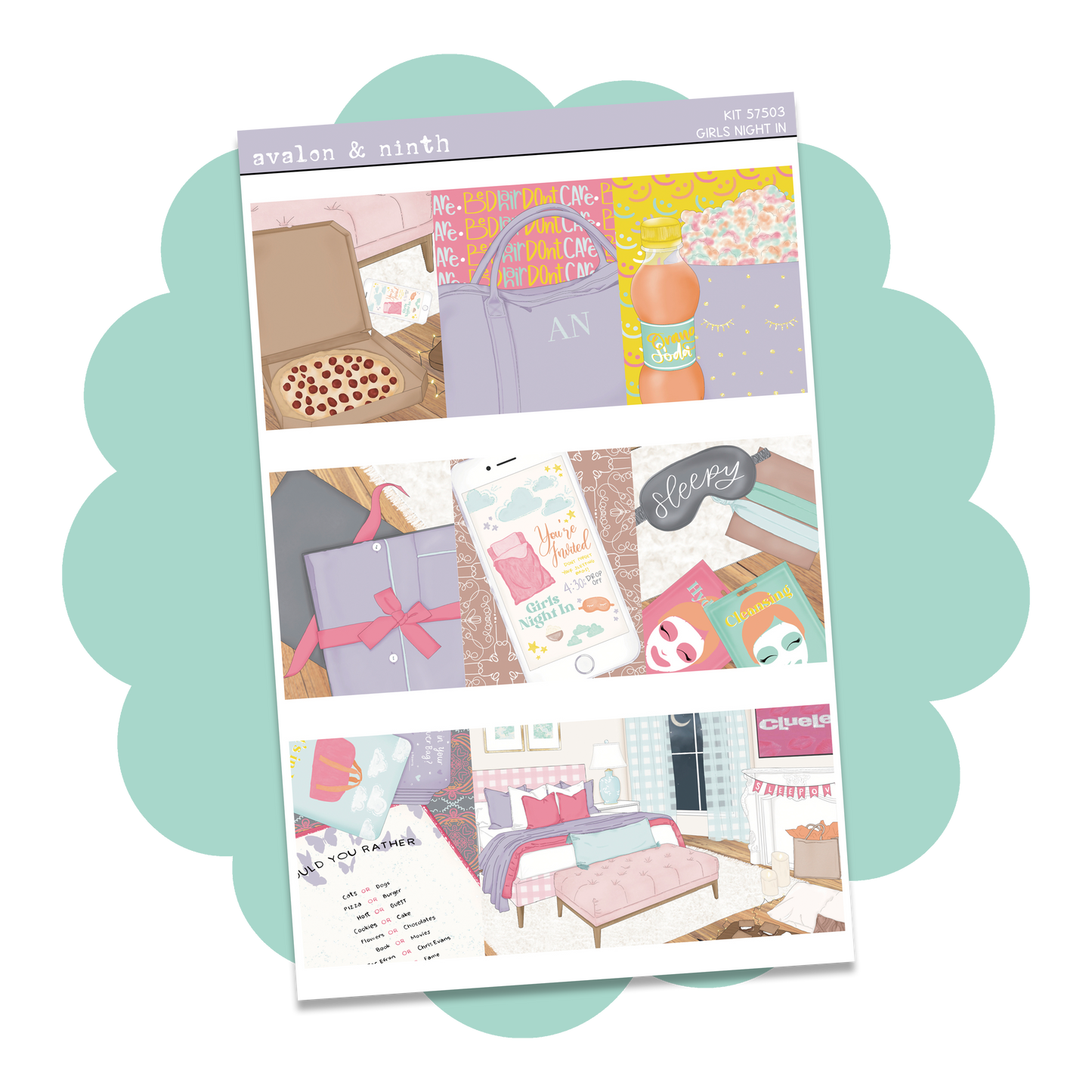 Girls Night In Weekly Kit // KIT57501