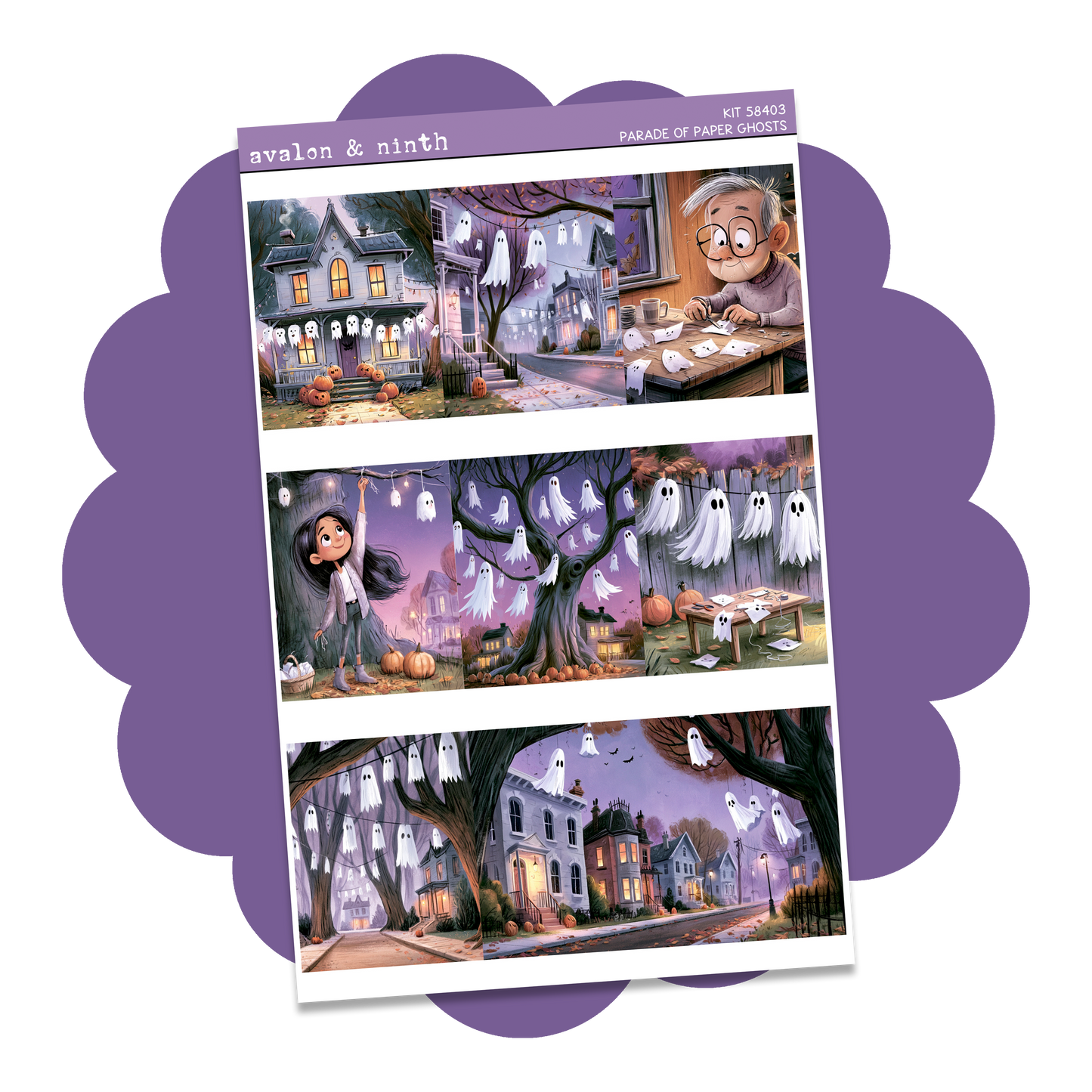 Parade of Paper Ghosts Weekly Kit // KIT58401