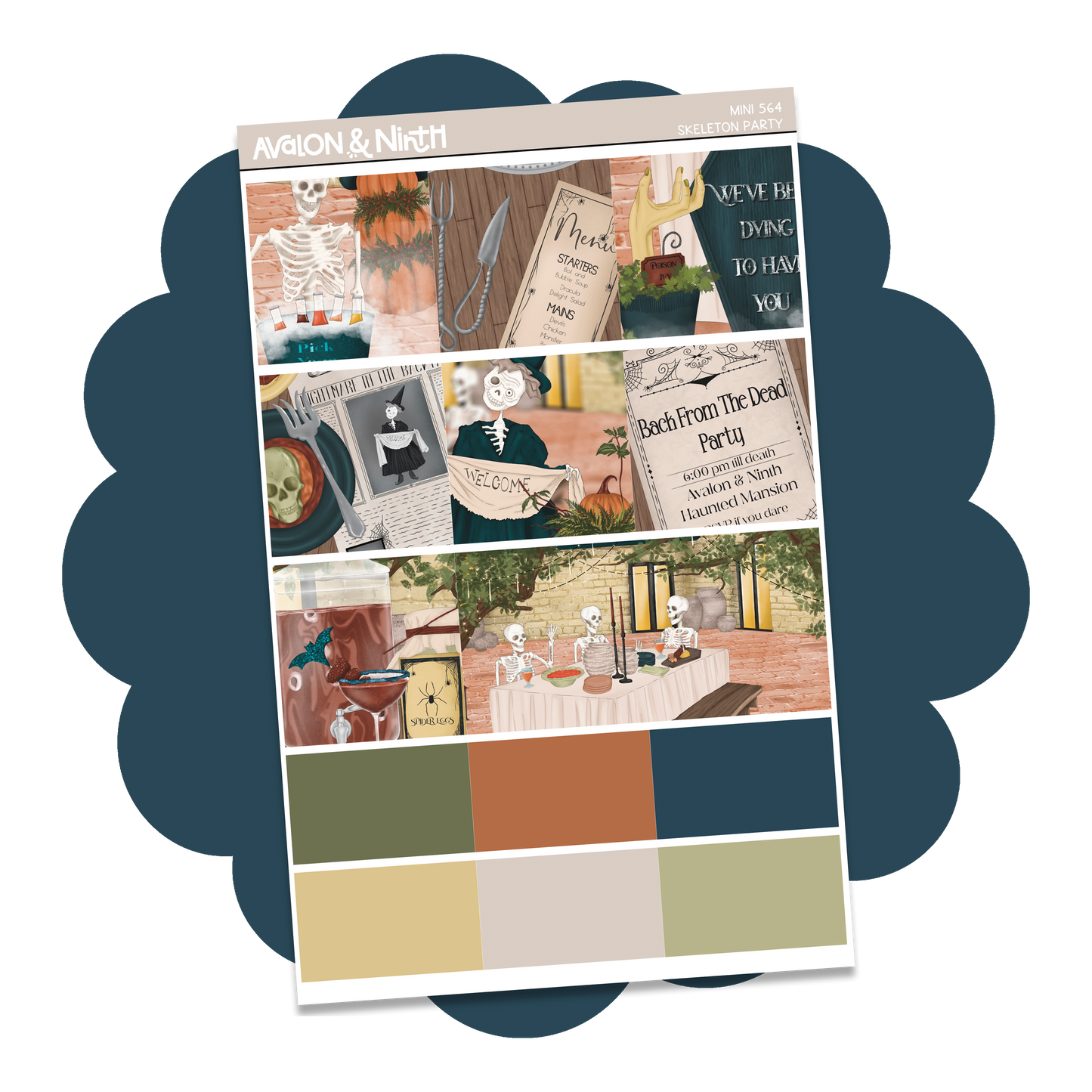 Skeleton Party Mini Kit // MINI564