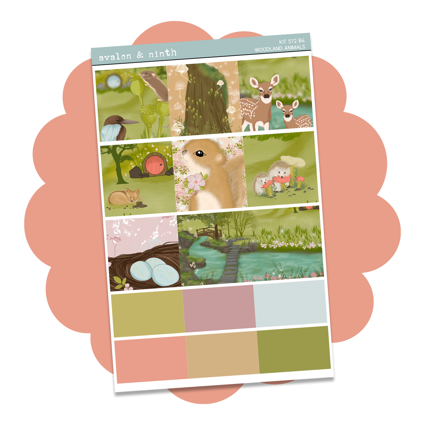 Woodland Animals Mini Kit // MINI572