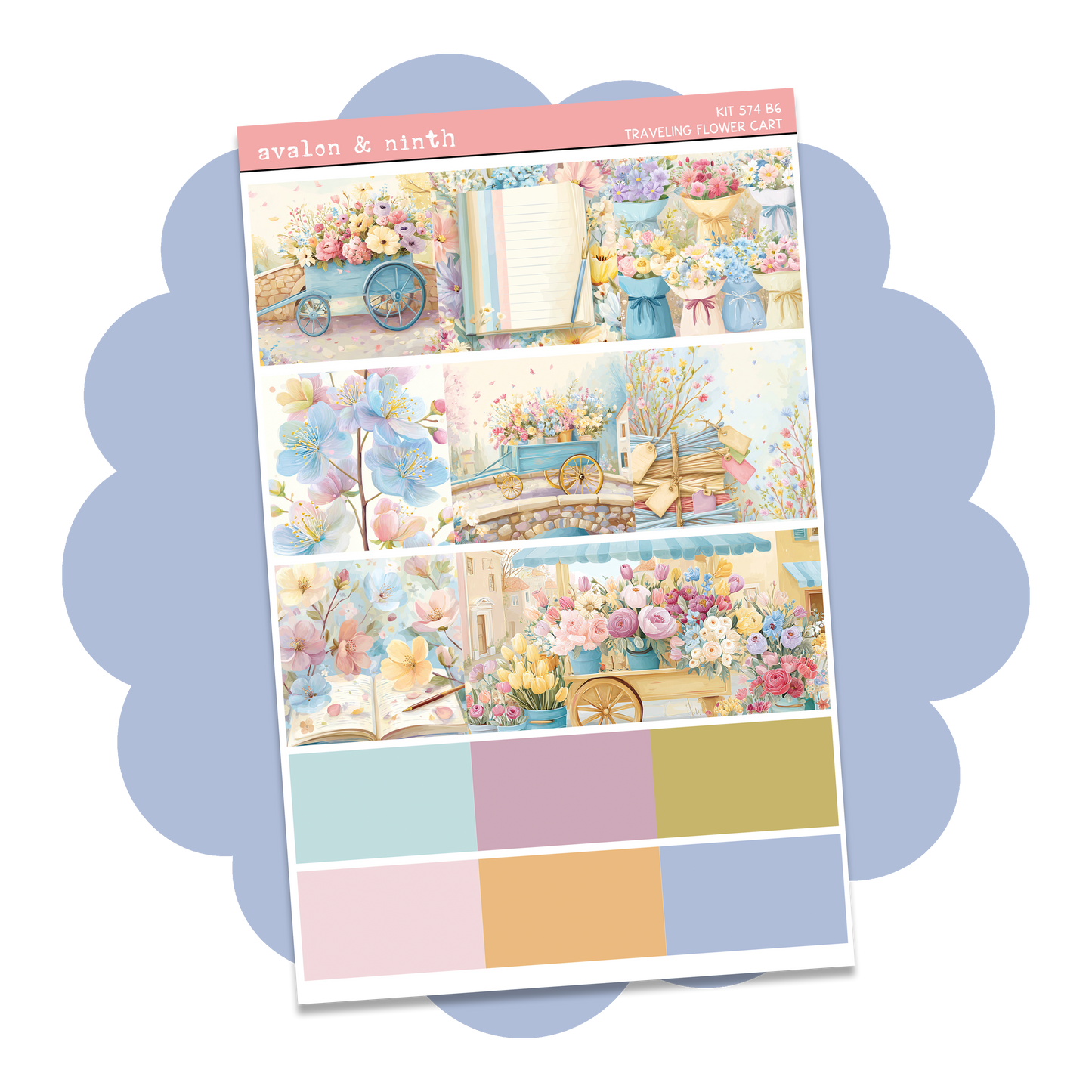 The Traveling Flower Cart Mini Kit // MINI574