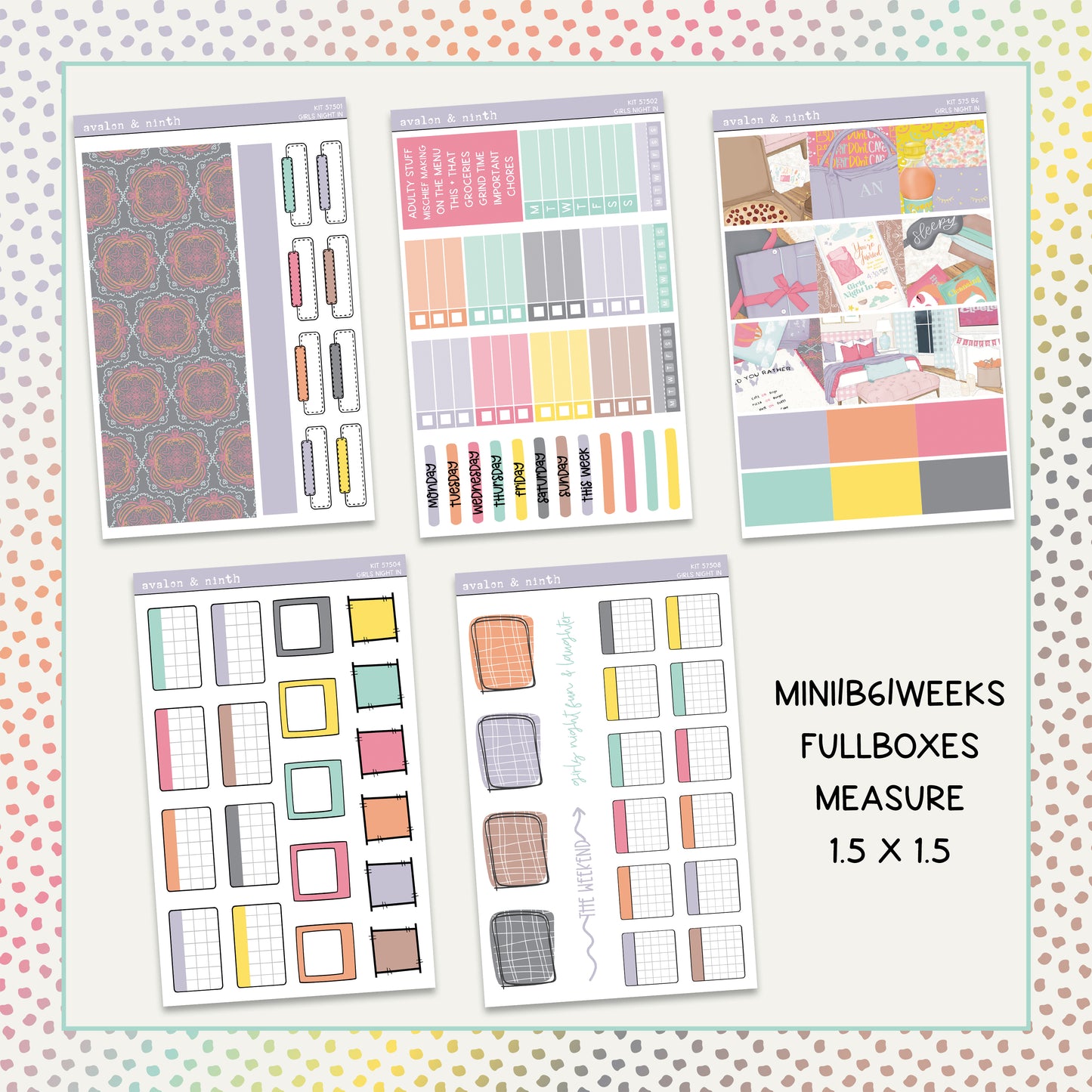 Girls Night In Mini Kit // MINI575