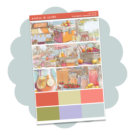 Strawberry Lemonade Social Mini Kit // MINI579
