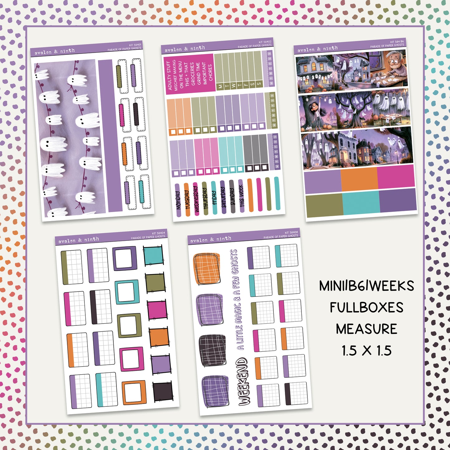 Parade of Paper Ghosts Mini Kit // MINI584