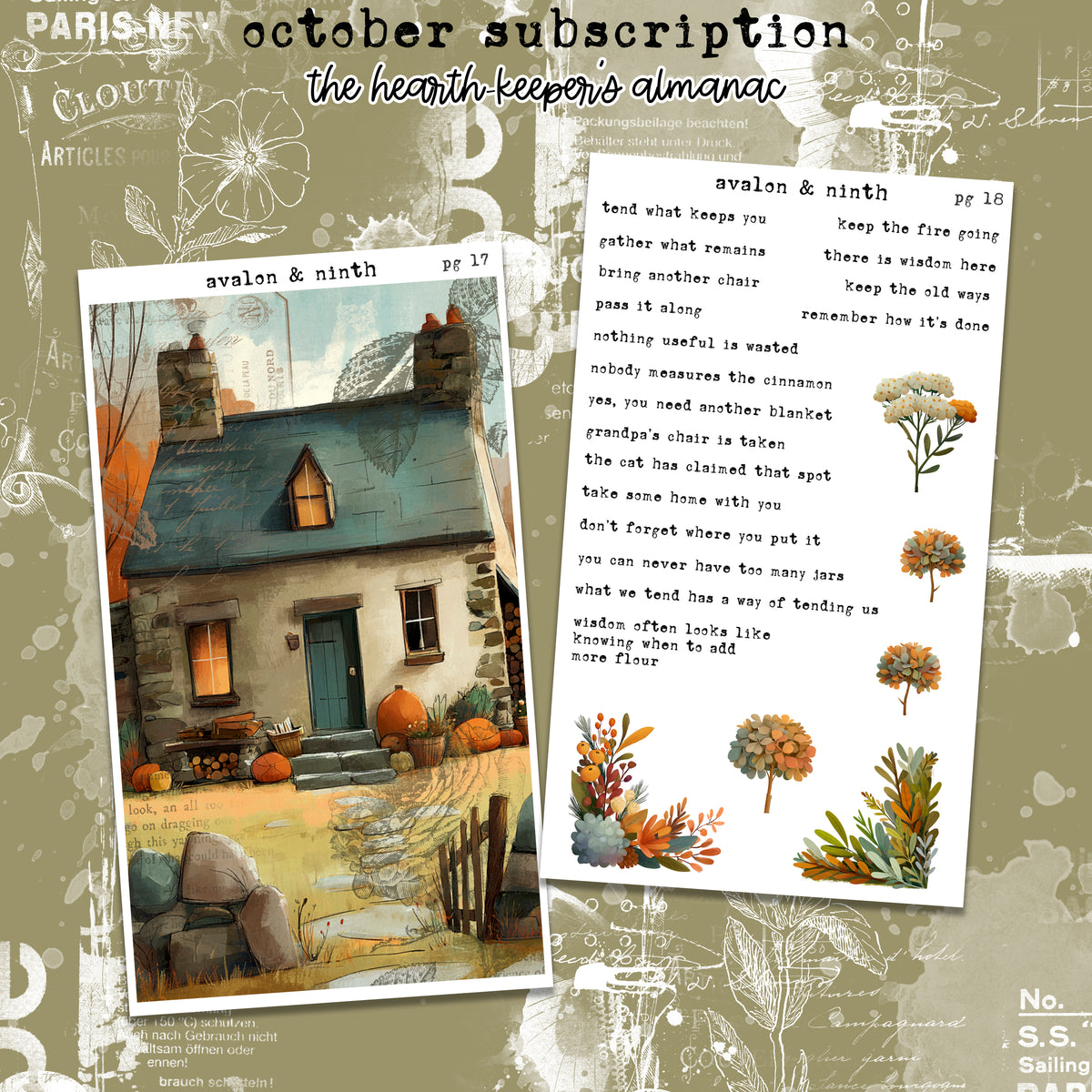 Monthly Journaling Deco Kit