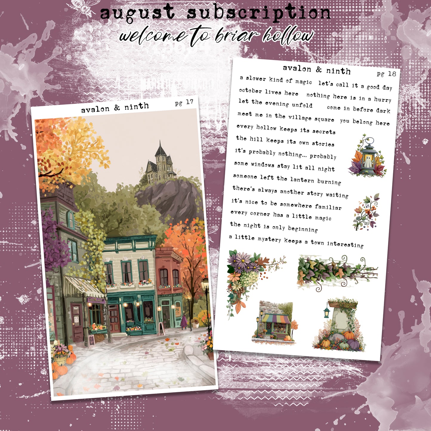 Monthly Journaling Deco Kit