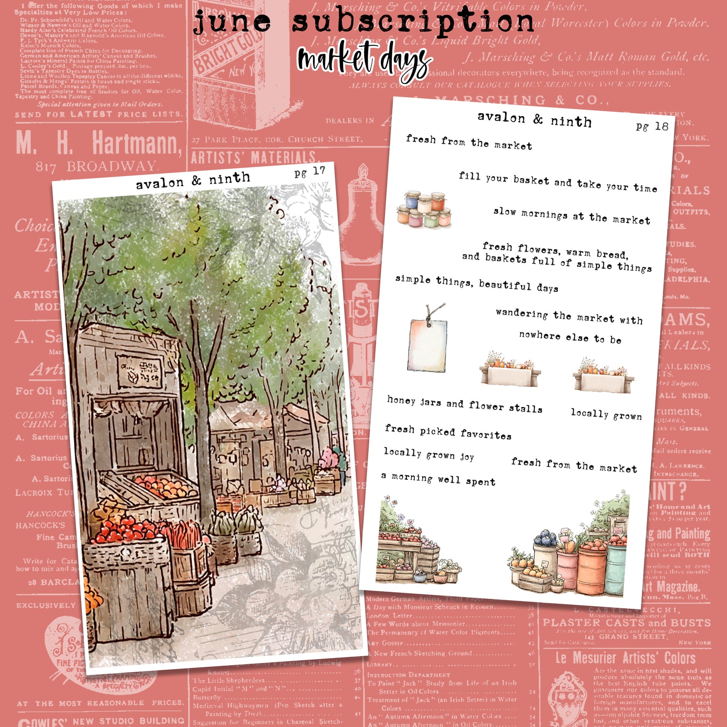 Monthly Journaling Deco Kit