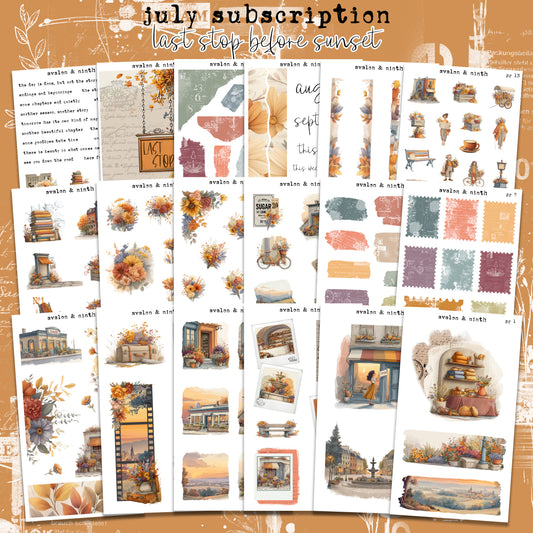 Monthly Journaling Deco Kit