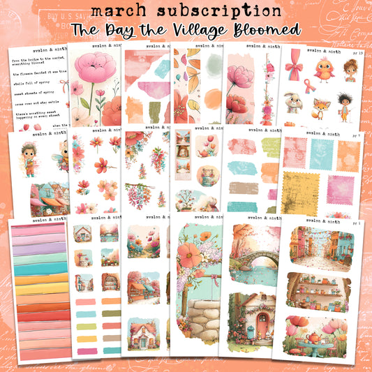 Monthly Journaling Deco Kit