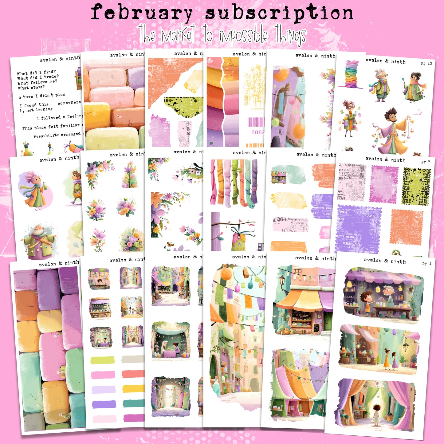 Monthly Journaling Deco Kit