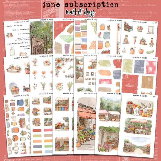 Monthly Journaling Deco Kit