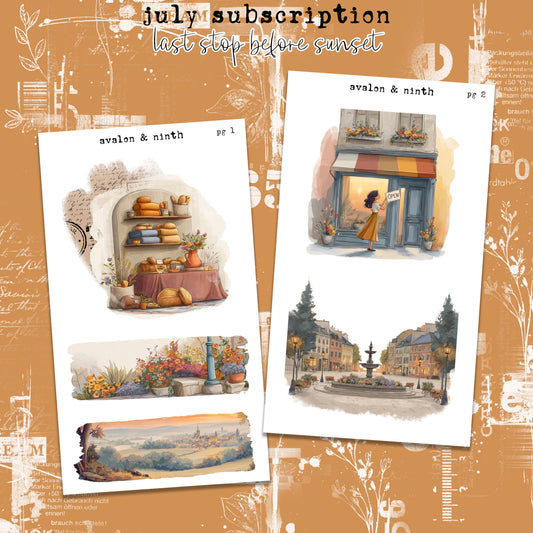 Monthly Journaling Deco Kit