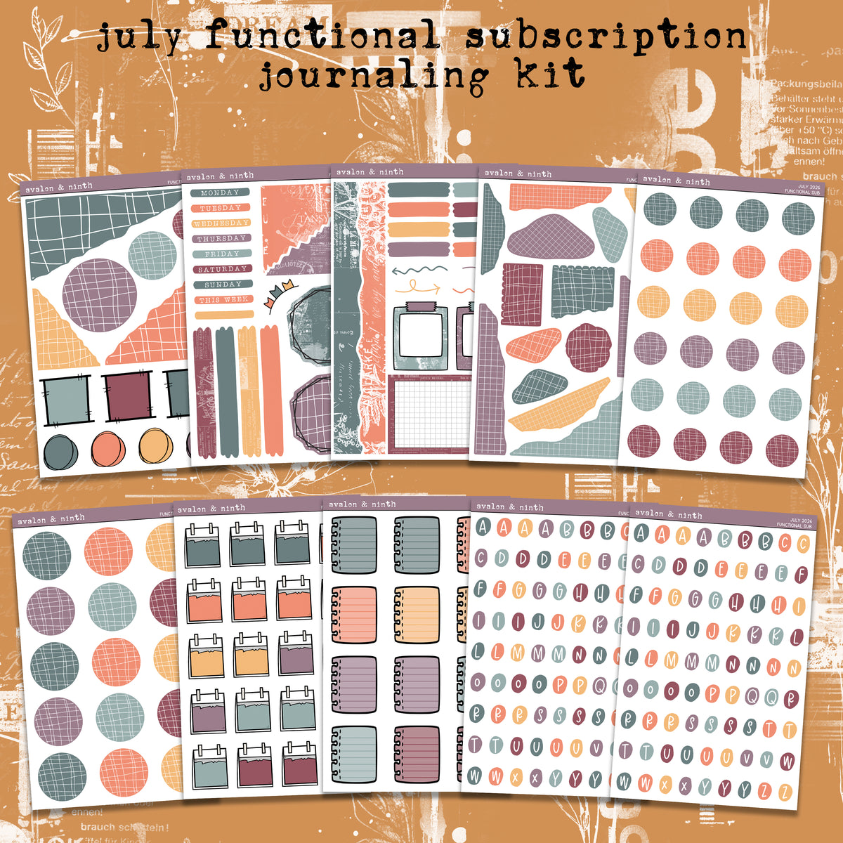 Monthly Subscription Extras