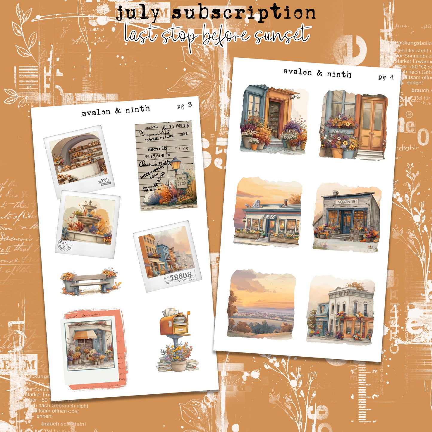 Monthly Journaling Deco Kit