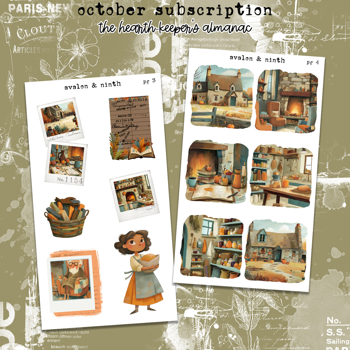 Monthly Journaling Deco Kit