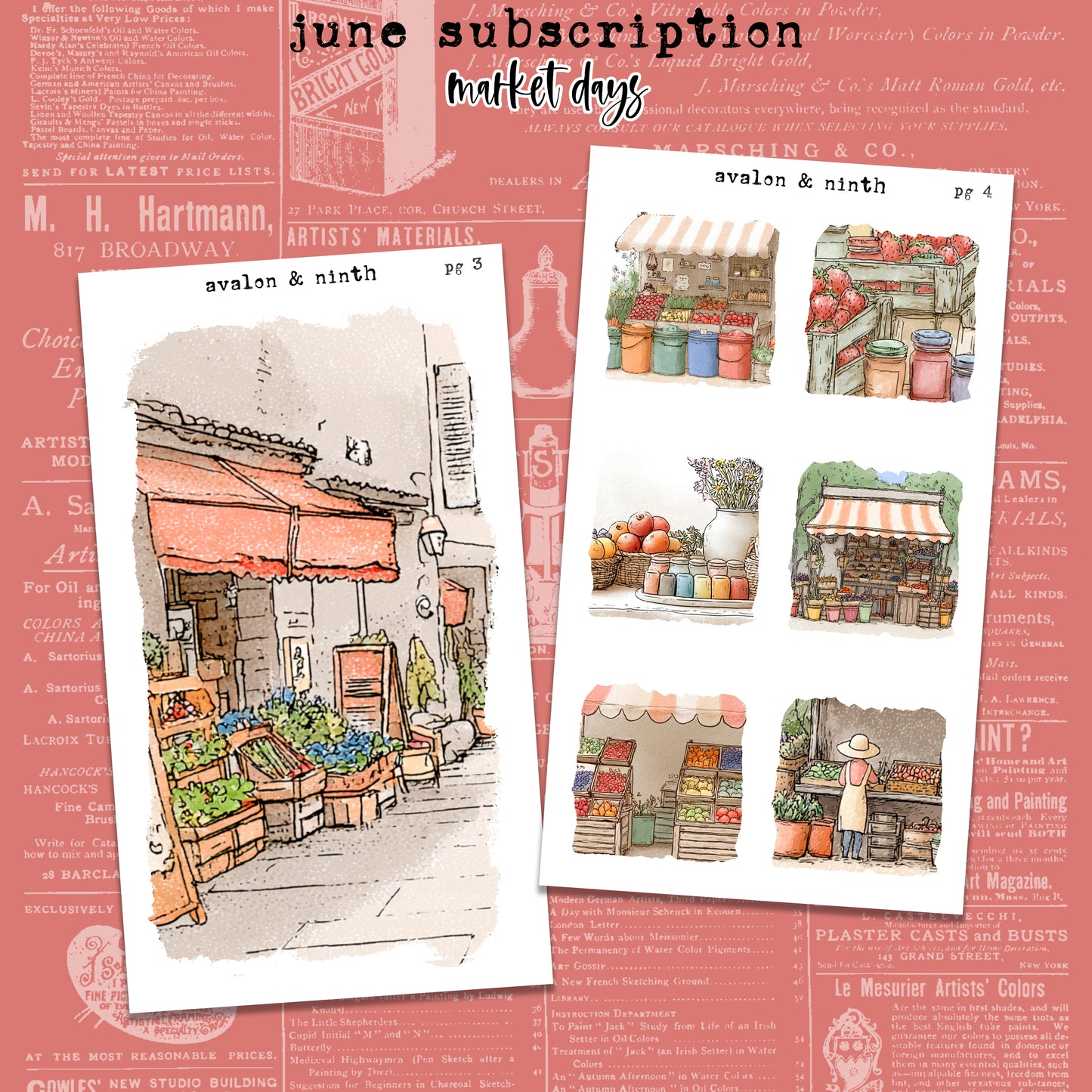 Monthly Journaling Deco Kit