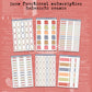 Monthly Functional Sticker Subscription