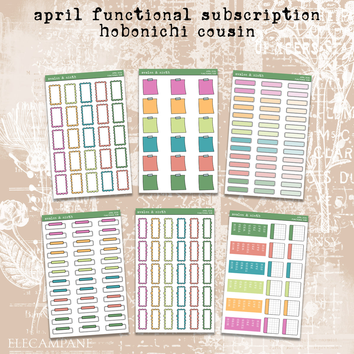 Monthly Subscription Extras
