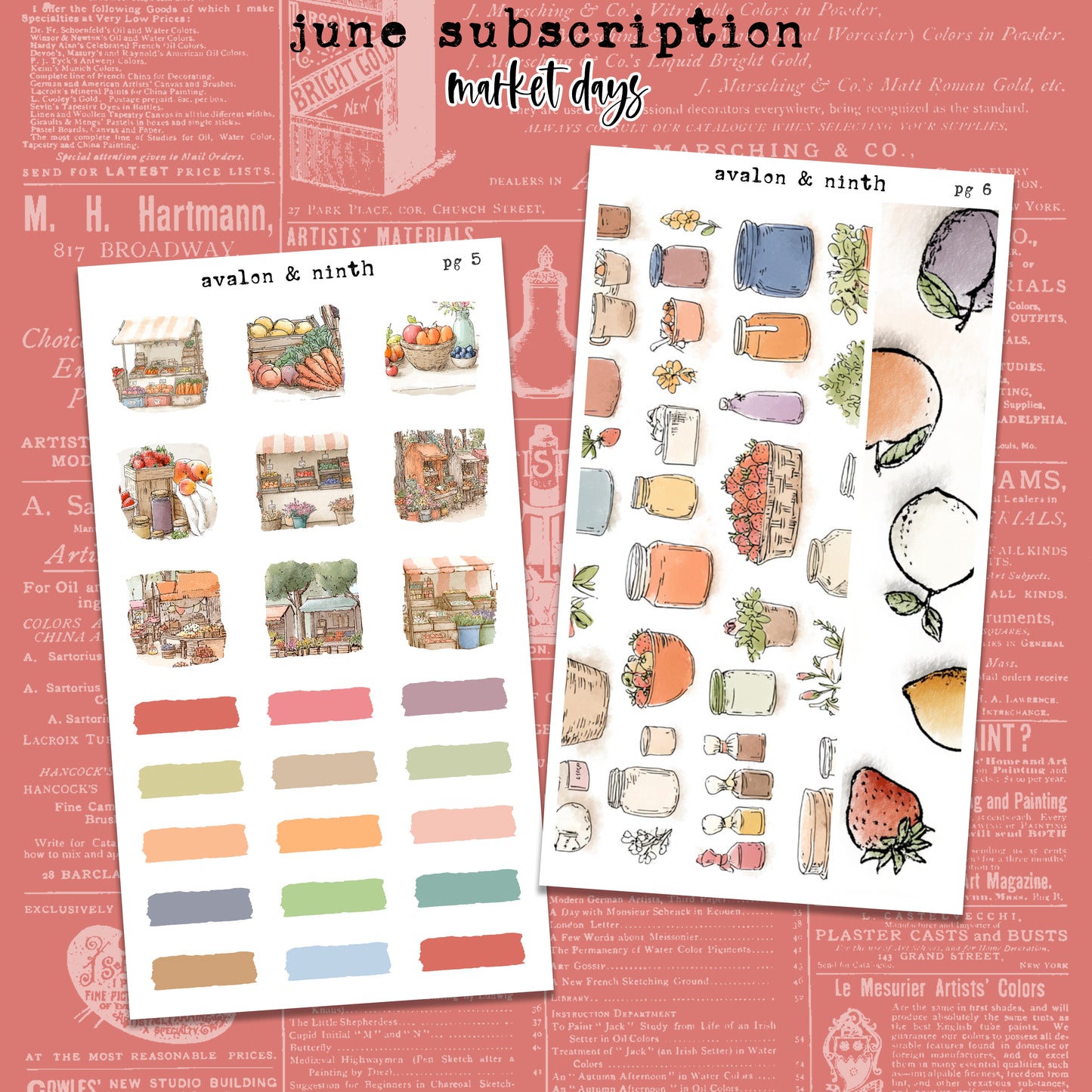 Monthly Journaling Deco Kit