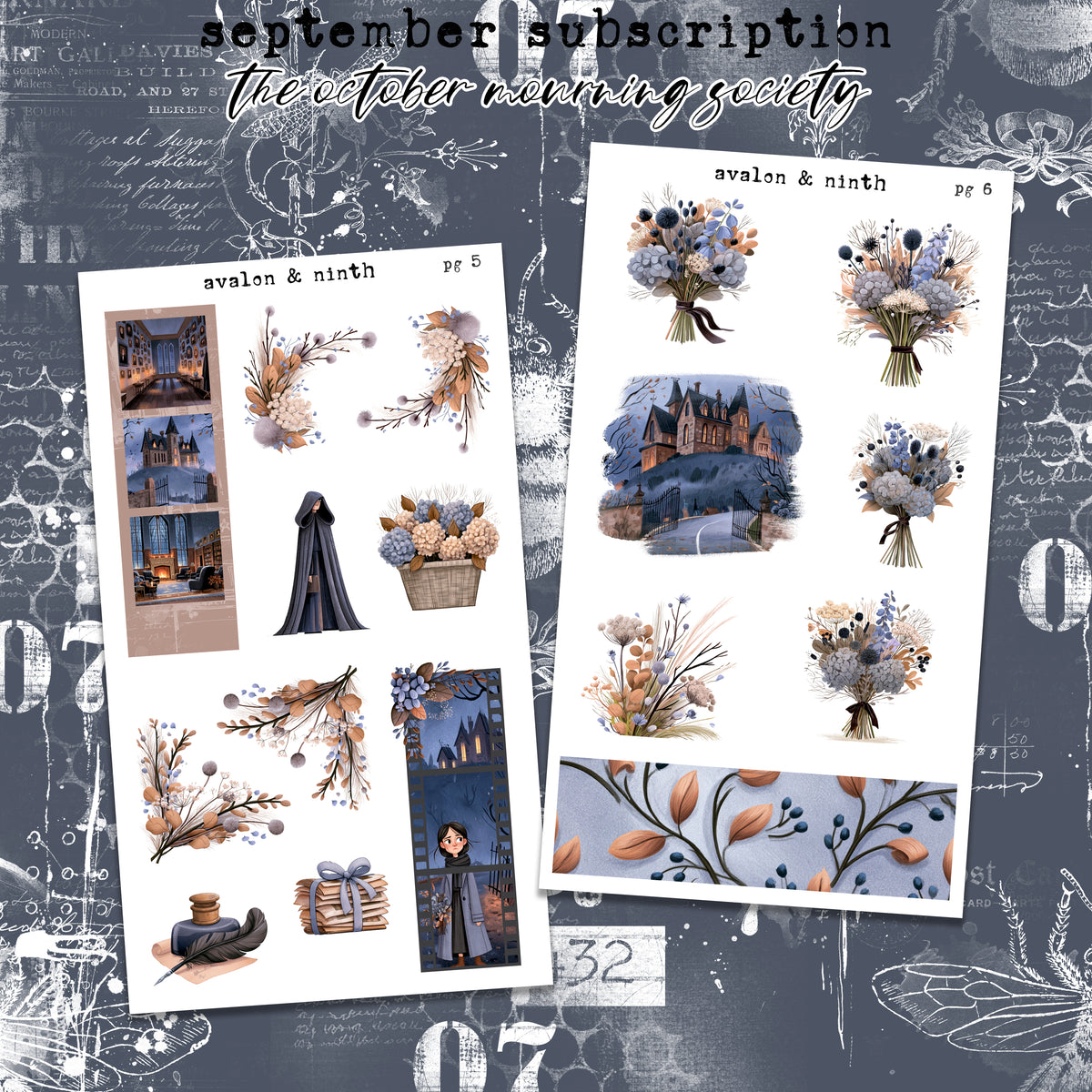 Monthly Journaling Deco Kit