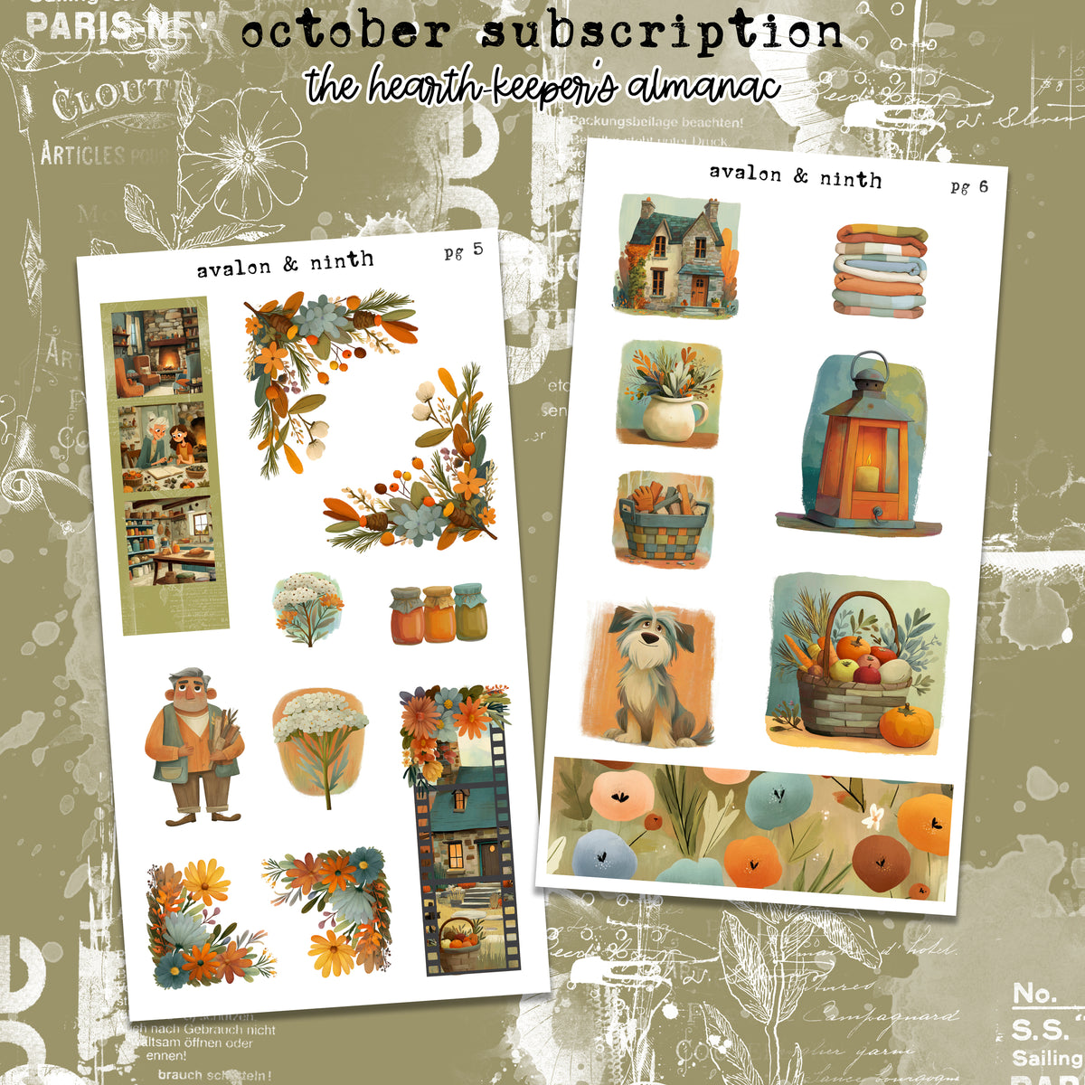 Monthly Journaling Deco Kit