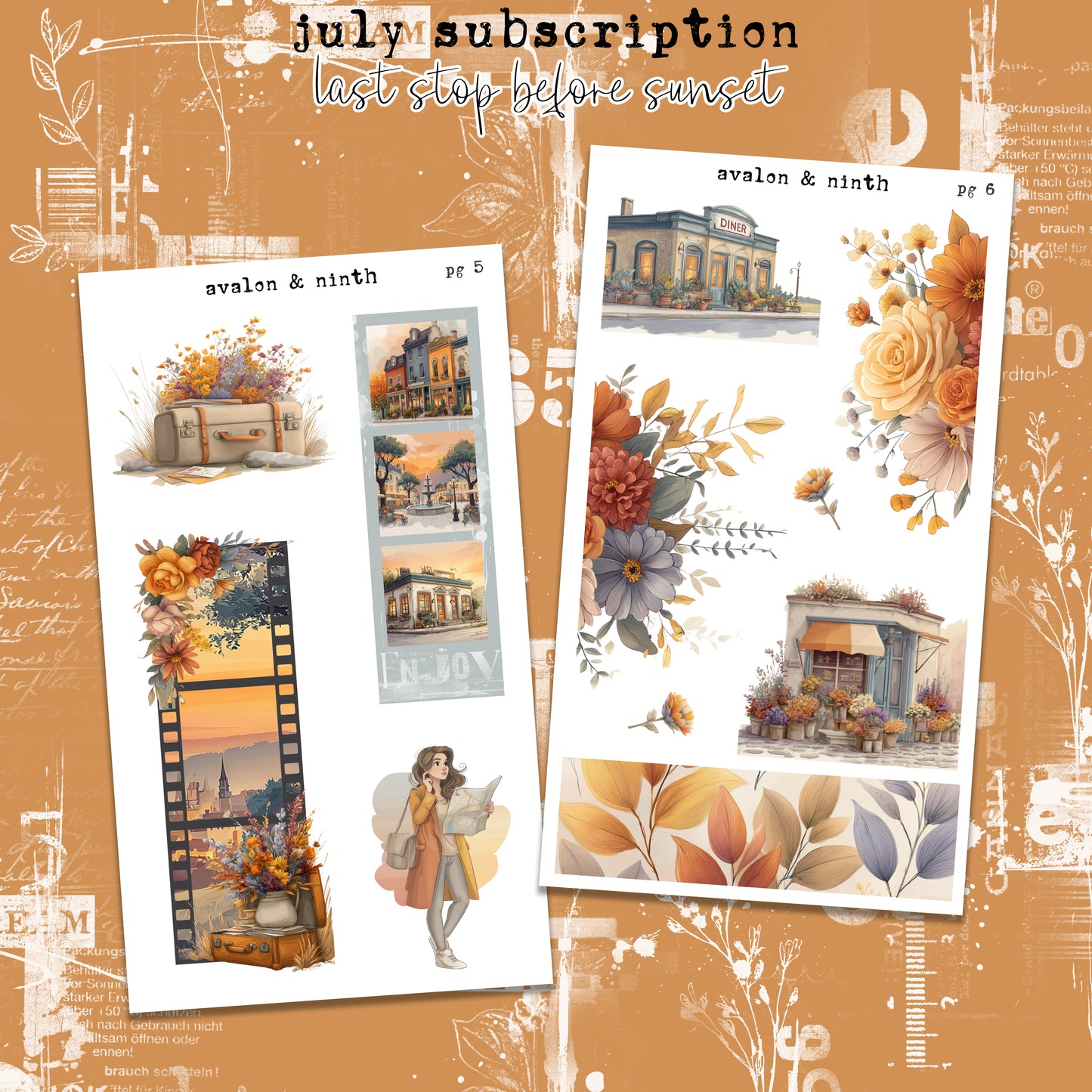 Monthly Journaling Deco Kit