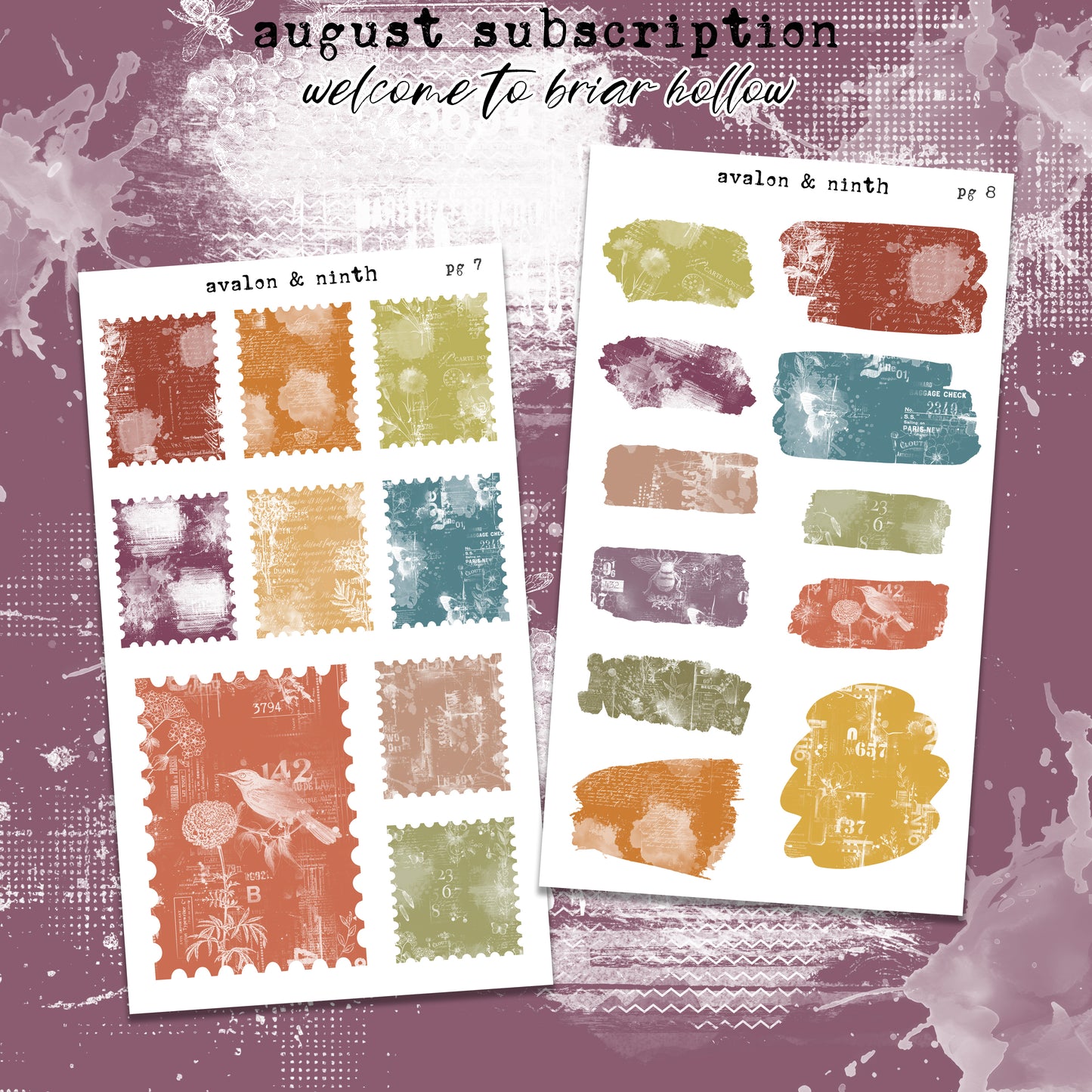 Monthly Journaling Deco Kit