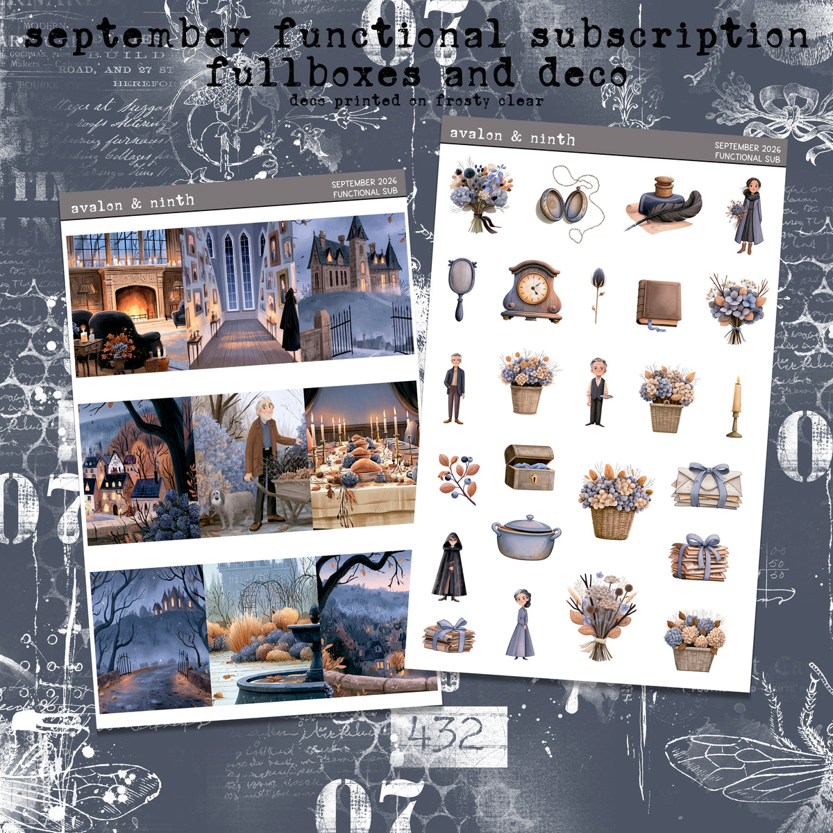 Monthly Functional Sticker Subscription