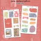 Monthly Journaling Deco Kit