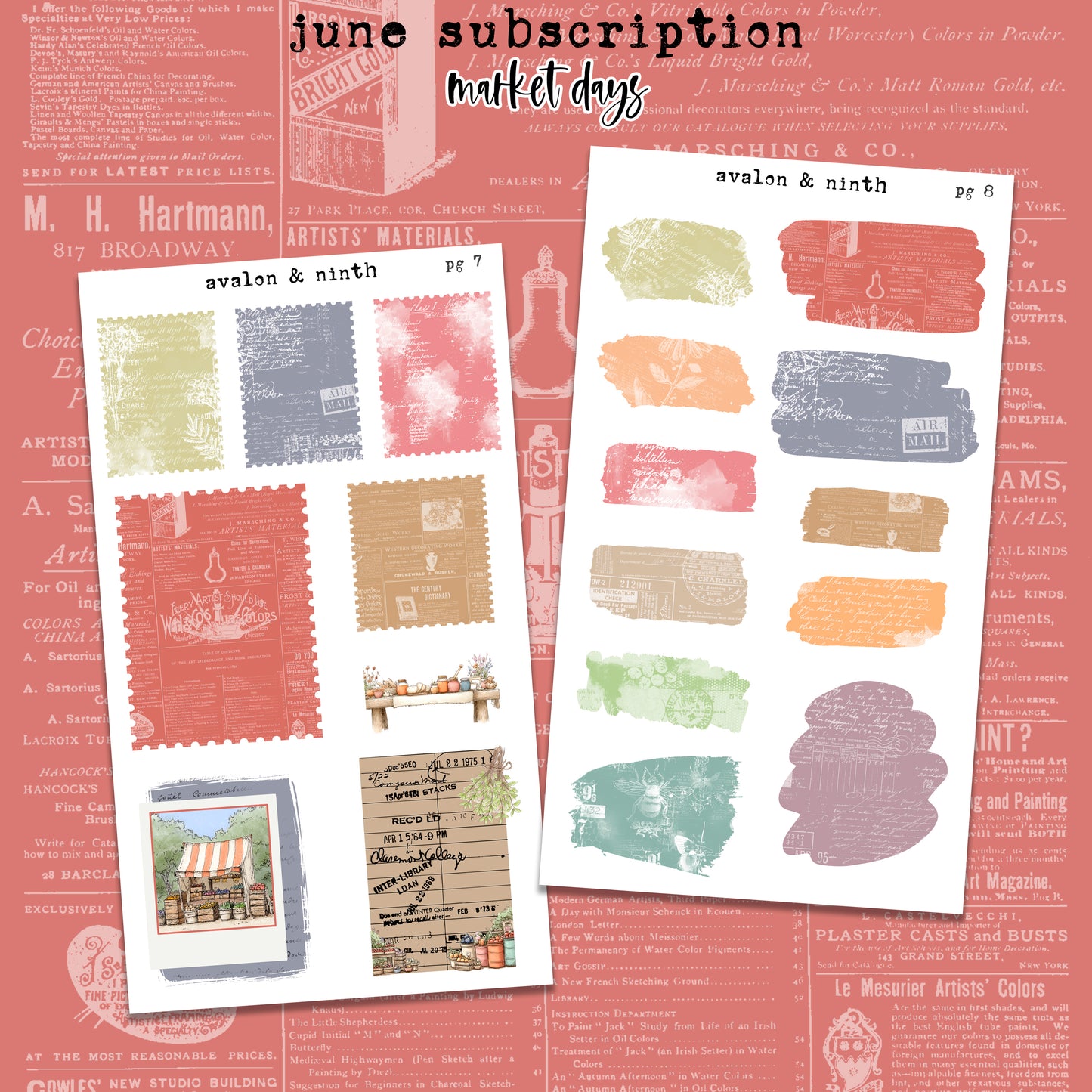 Monthly Journaling Deco Kit