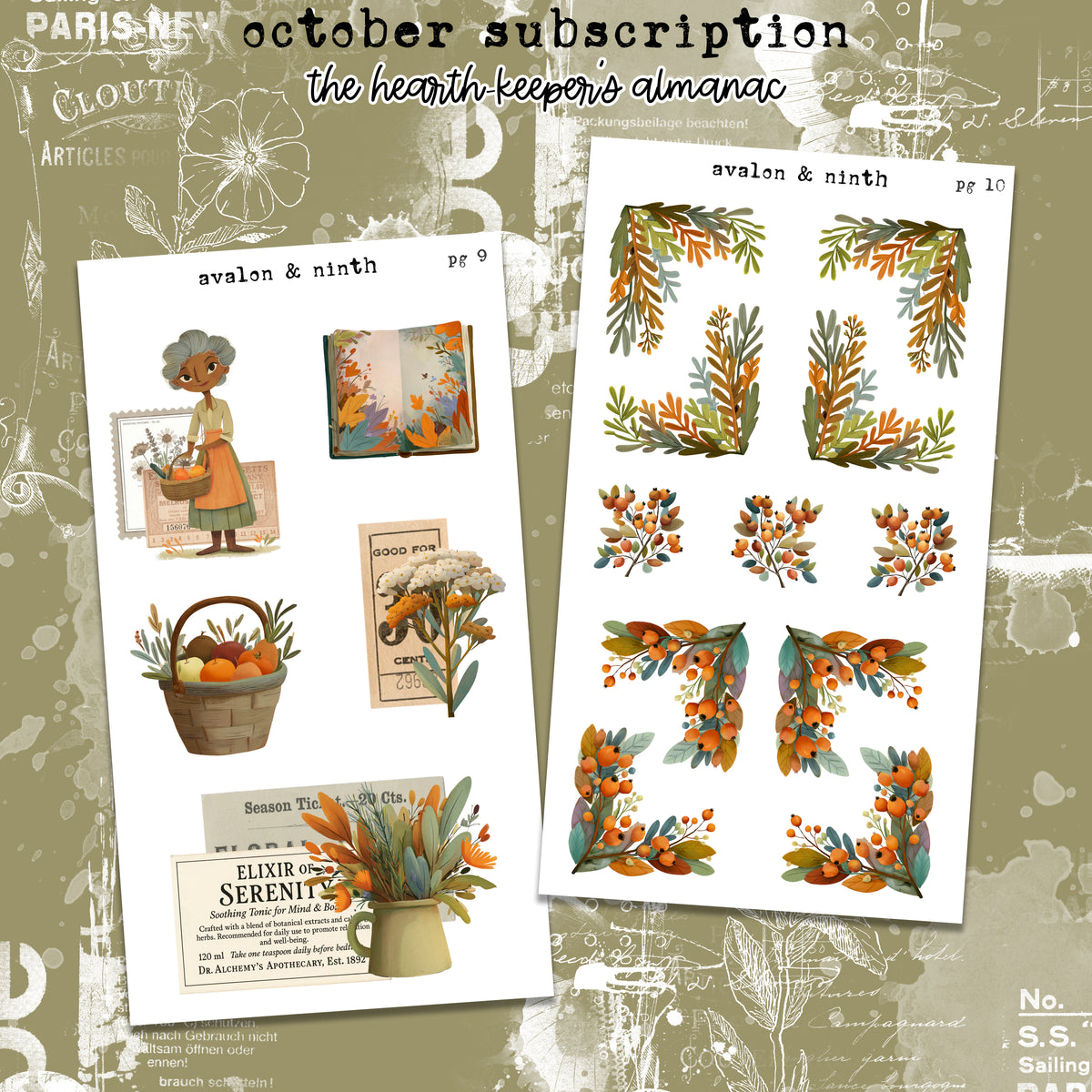 Monthly Journaling Deco Kit