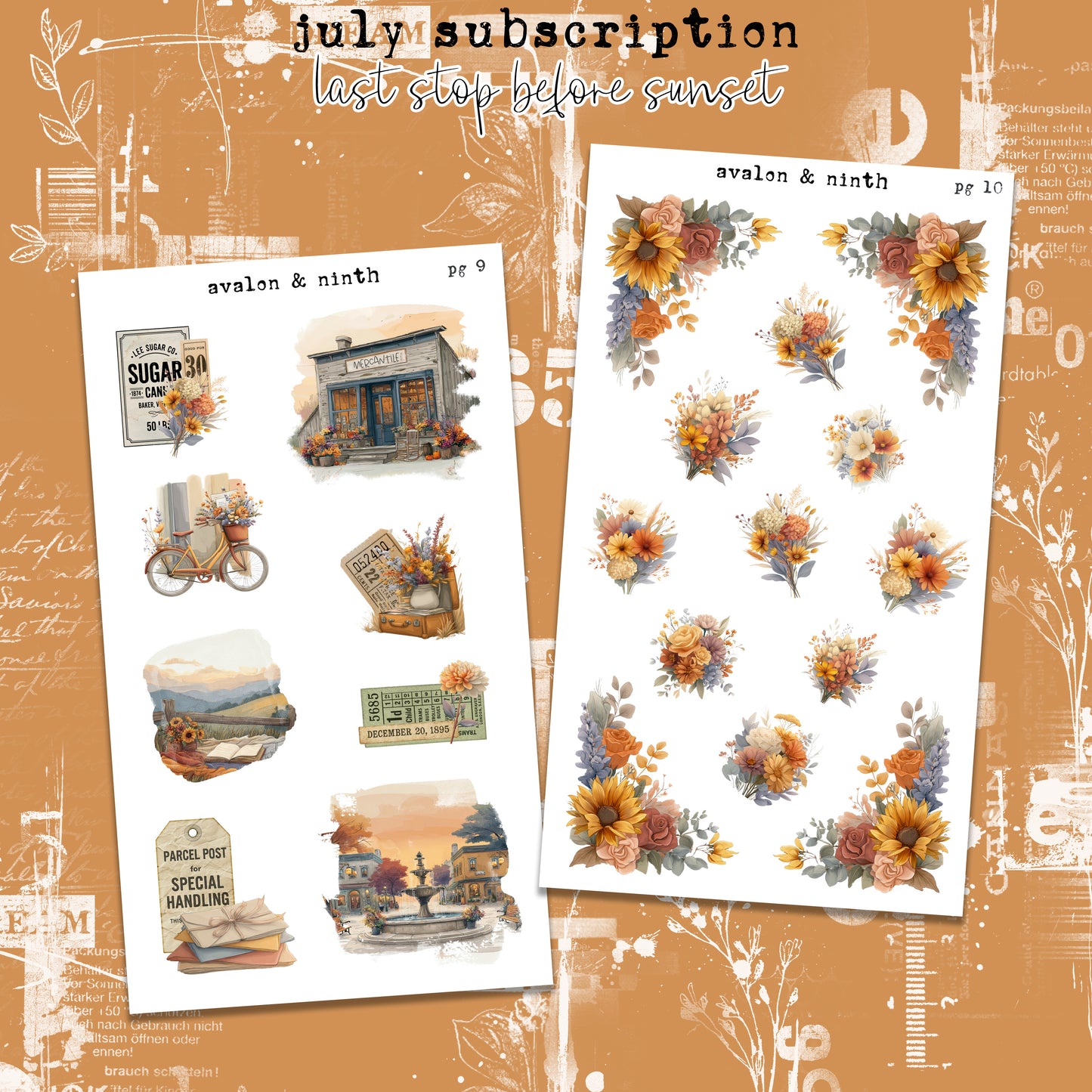 Monthly Journaling Deco Kit