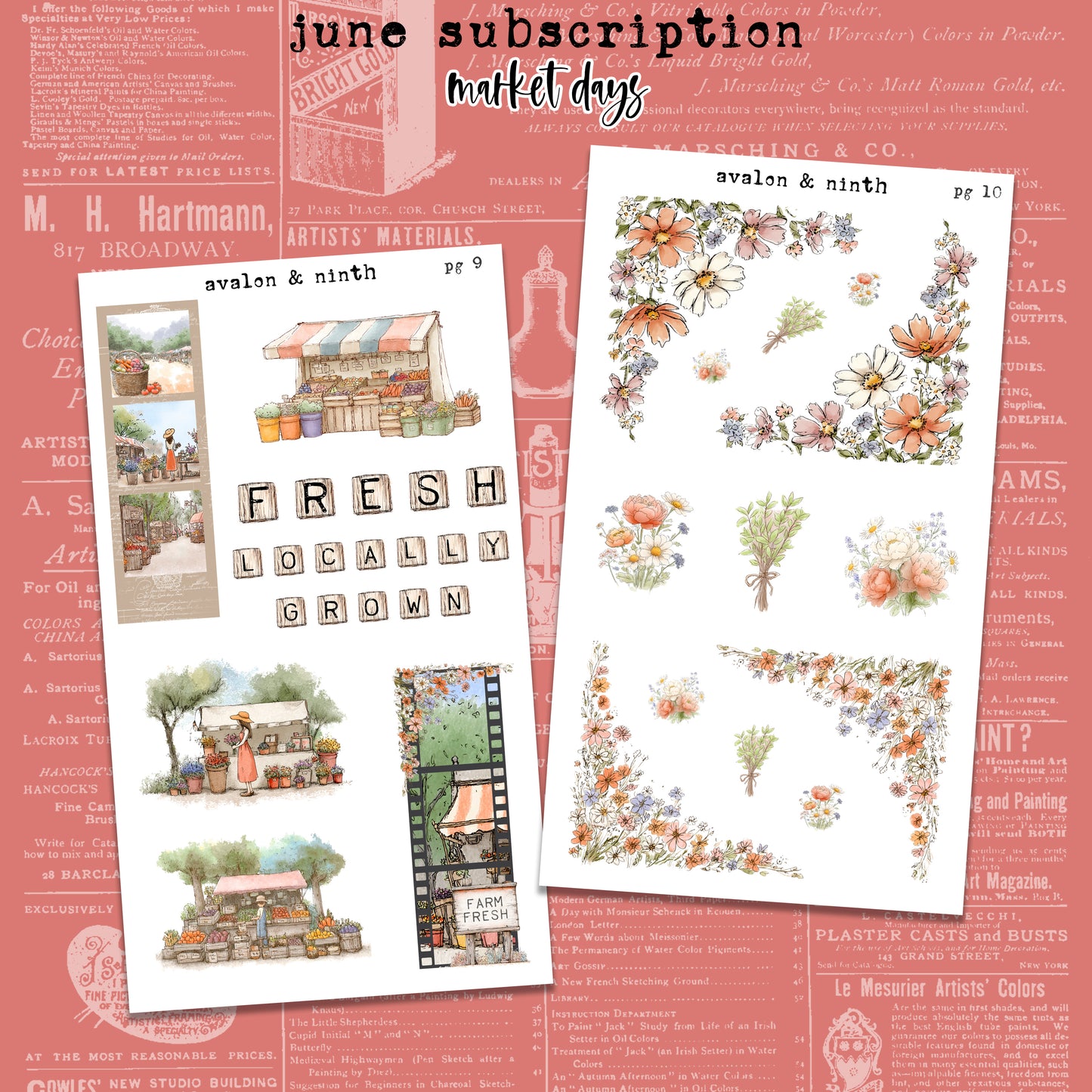Monthly Journaling Deco Kit