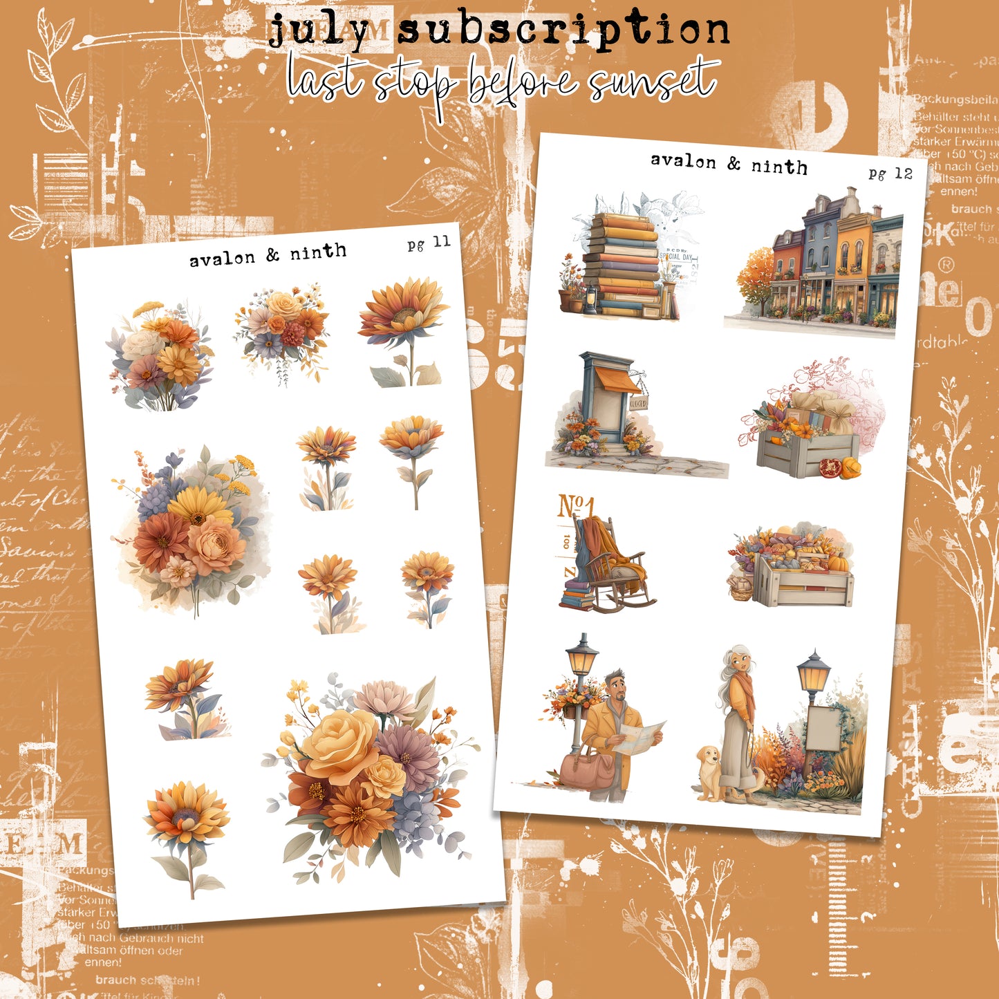 Monthly Journaling Deco Kit