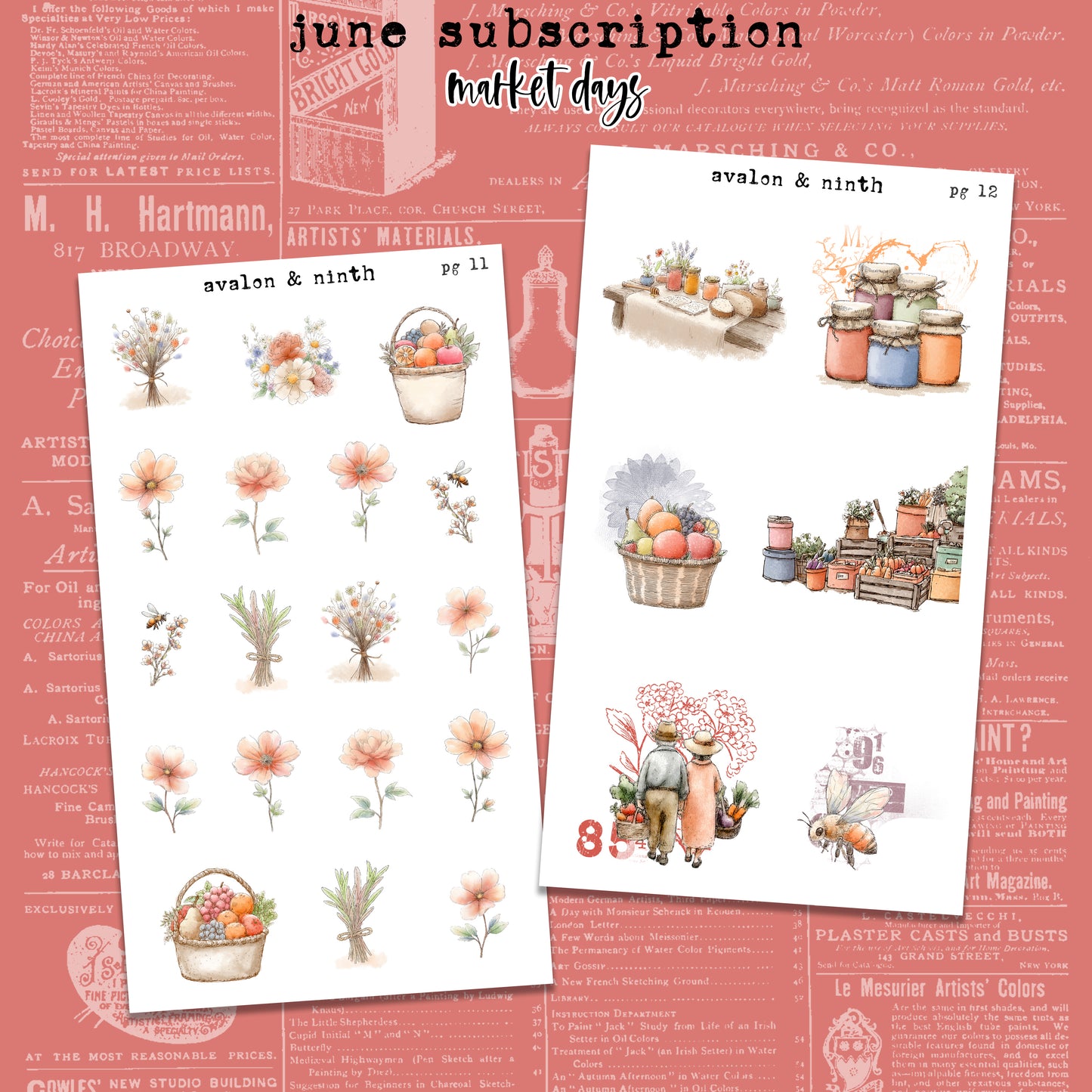 Monthly Journaling Deco Kit