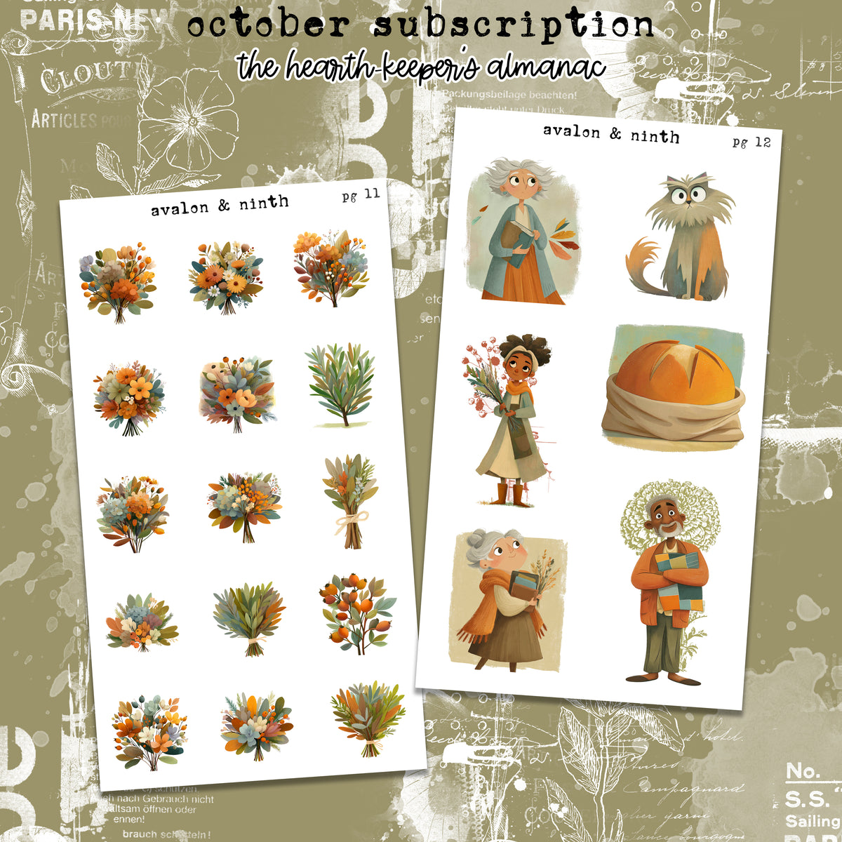 Monthly Journaling Deco Kit