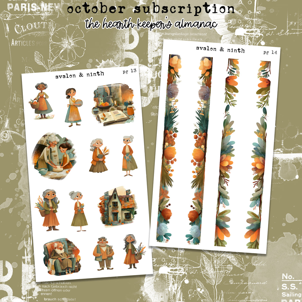 Monthly Journaling Deco Kit
