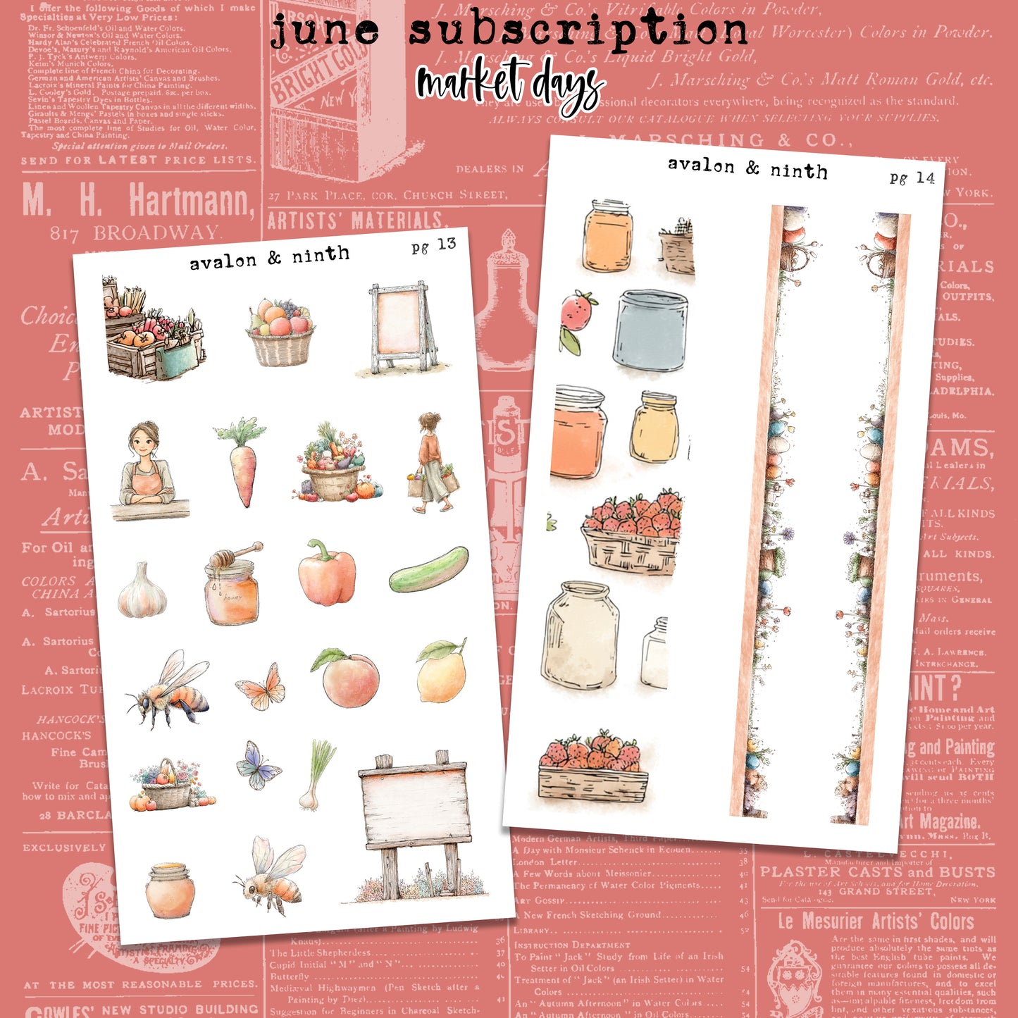 Monthly Journaling Deco Kit