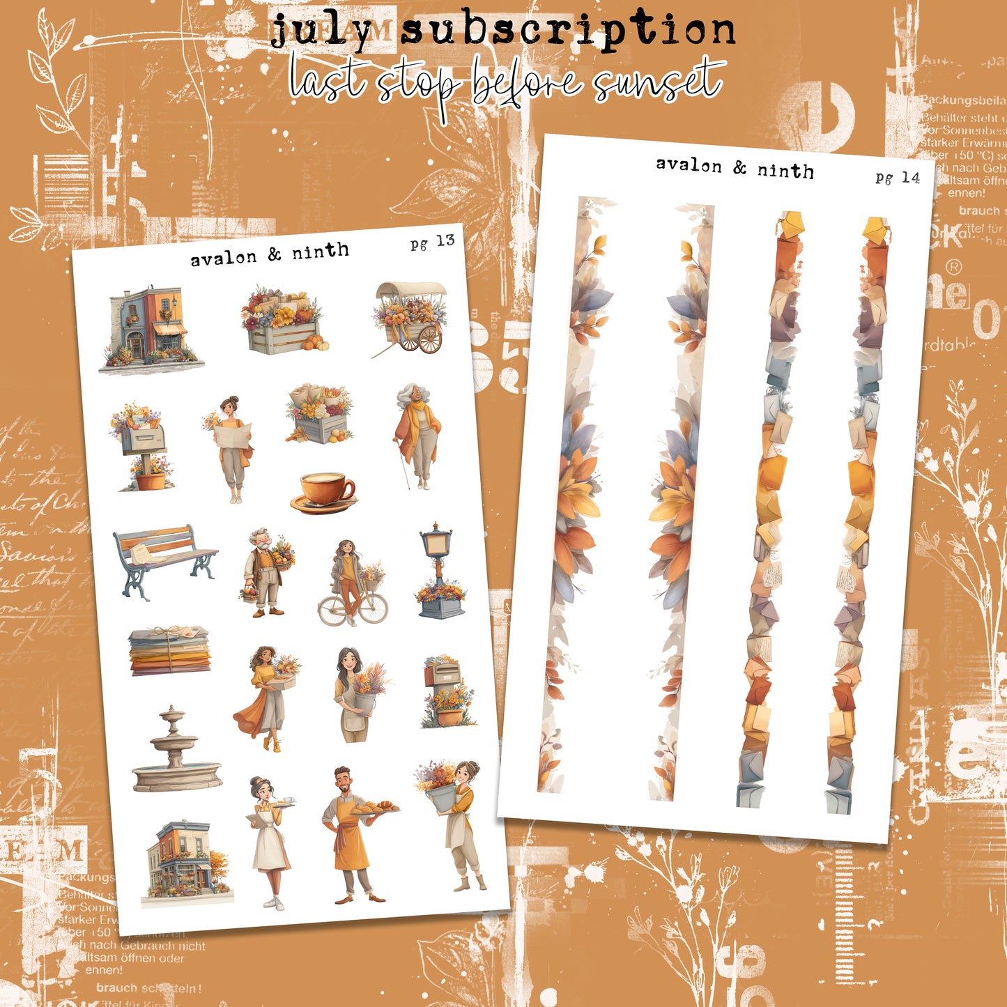 Monthly Journaling Deco Kit
