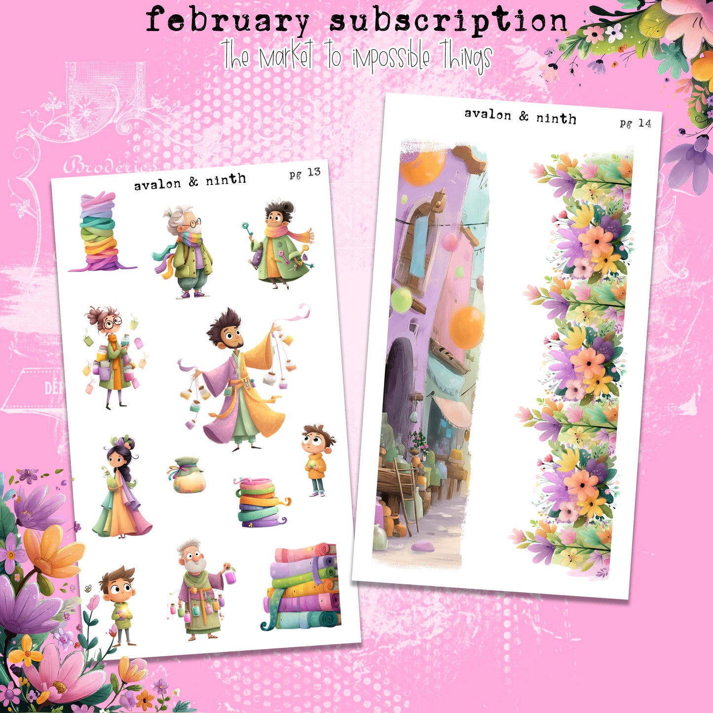 Monthly Journaling Deco Kit