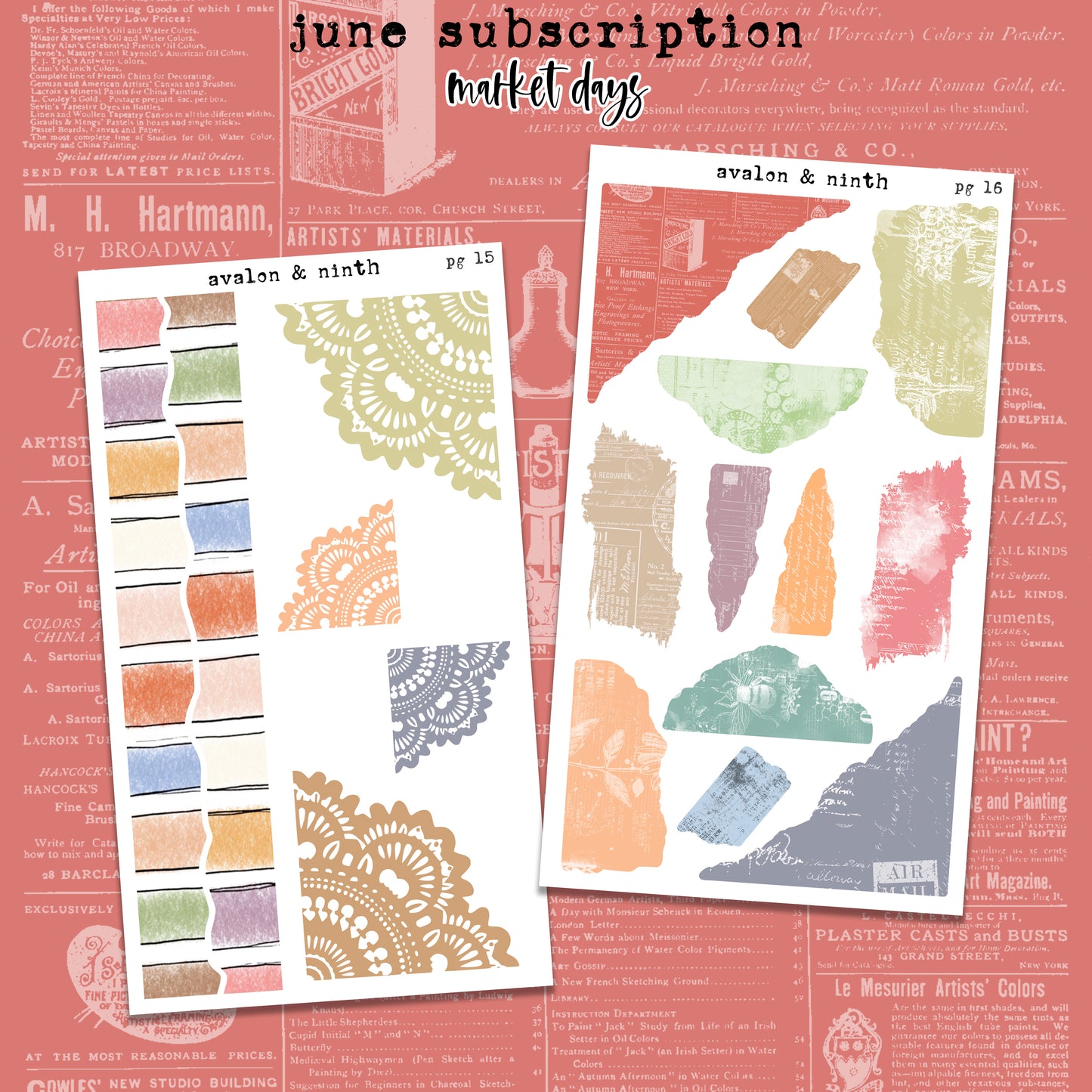 Monthly Journaling Deco Kit