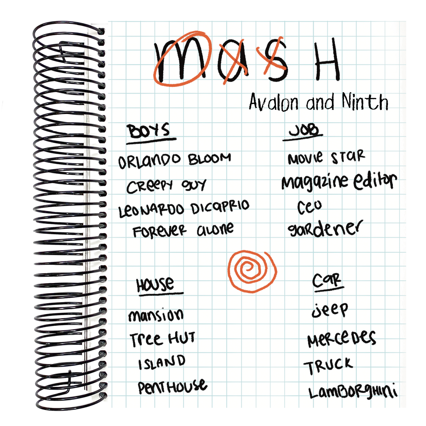 MASH - 7x9 Planner