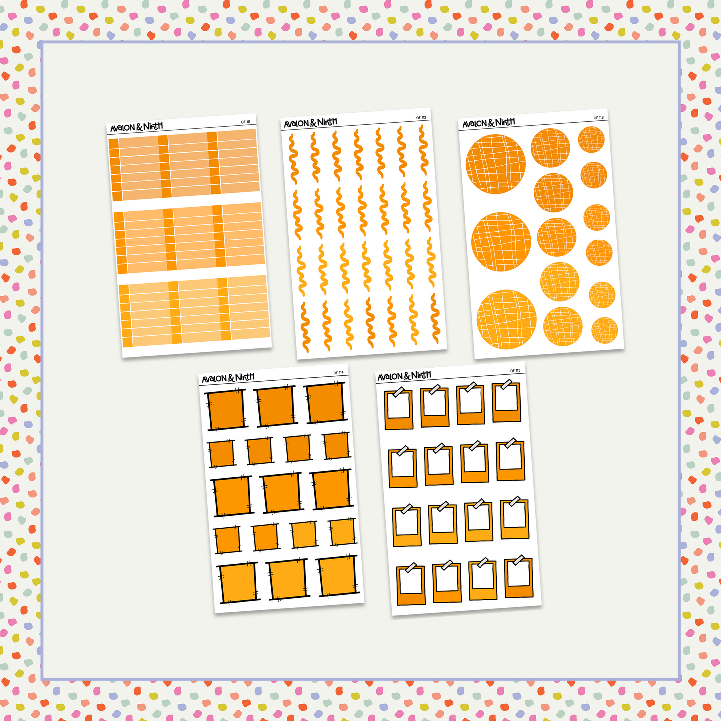 Orange Functionals // Set 3 // OF111-115