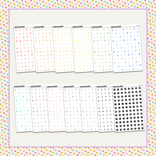 Letter Bead Functionals // Choose your color