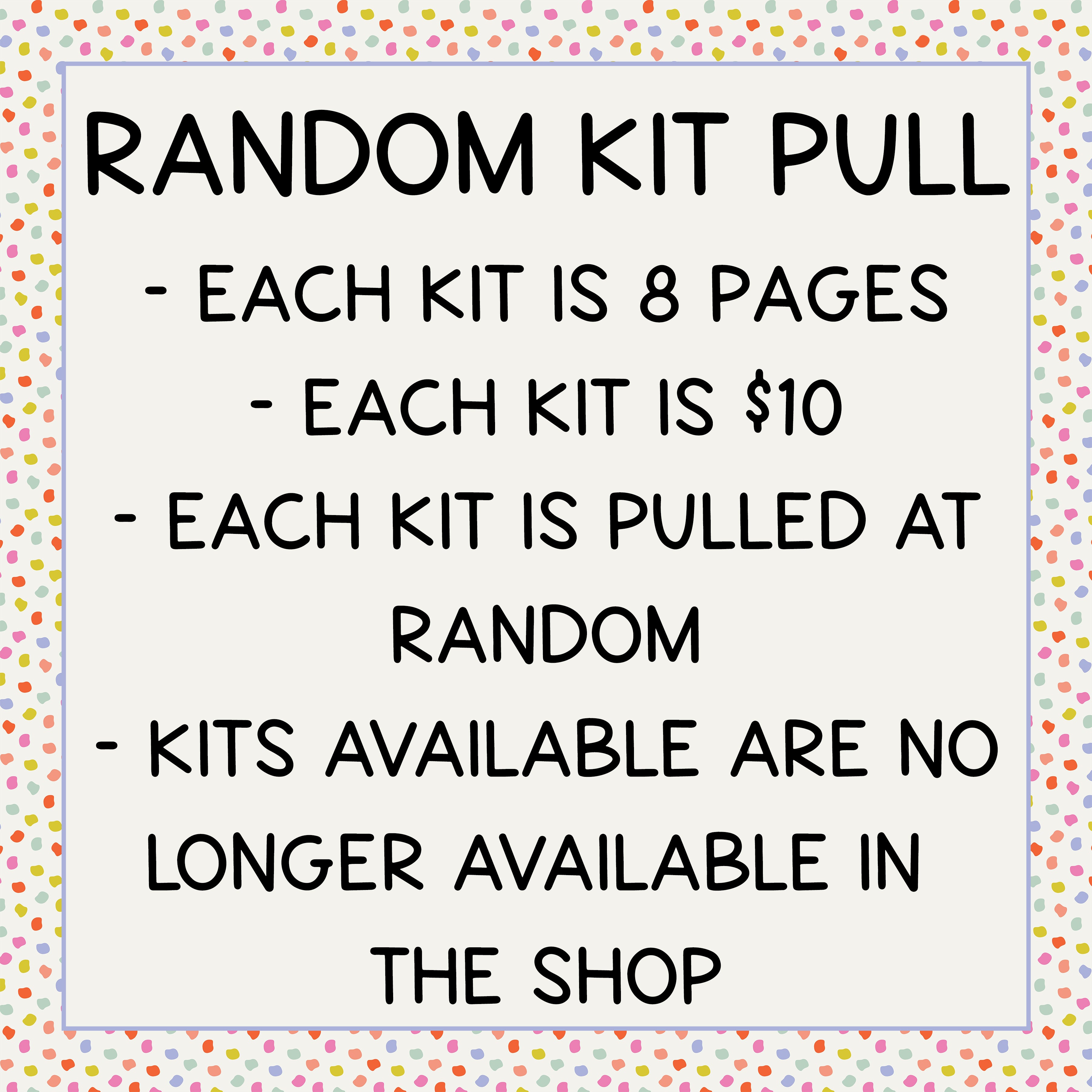 Random Pull Pictures Random Kit Pull – Avalon and Ninth, LLC